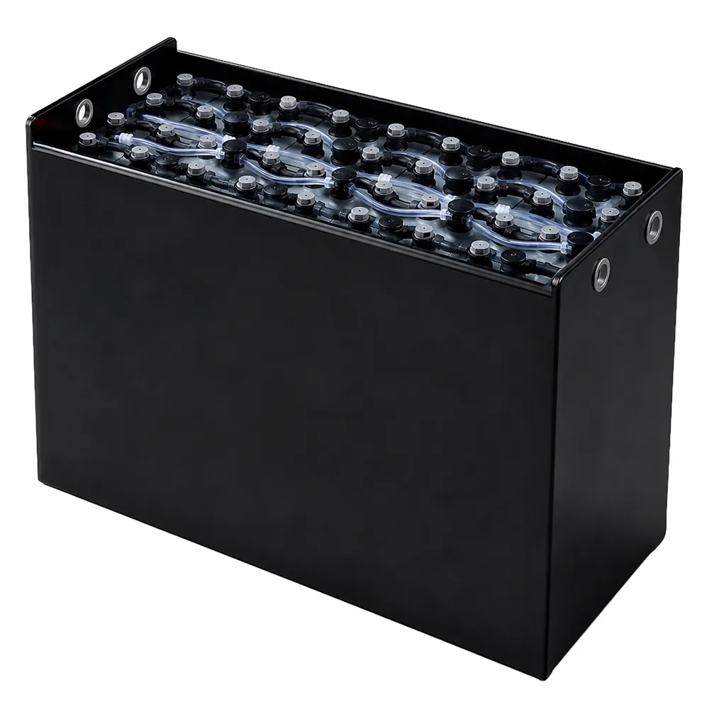 Gabelstaplerbatterie 48V 4PZS 620Ah (DIN-B) – Art.-Nr. LZ48V-4PZS-620-DINB – Maßzeichnung (L×B×H in mm)