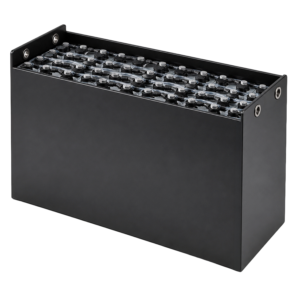 Gabelstaplerbatterie 48V 5PZS 575Ah (DIN-A) – technische Zeichnung mit Abmessungen