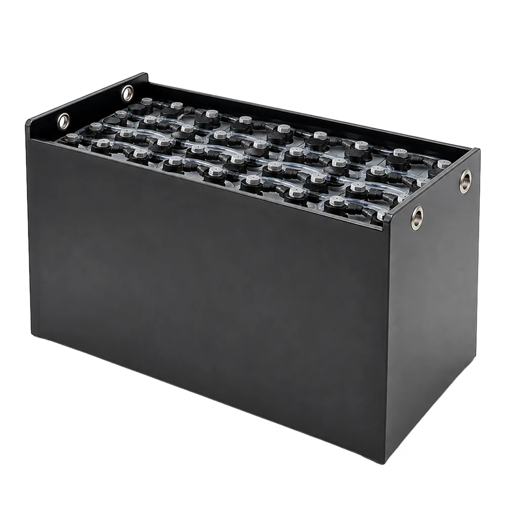Gabelstaplerbatterie 48V 6PZS 690Ah (DIN-B) – Art.-Nr. LZ48V-6PZS-690-DINB – Maßzeichnung (L×B×H in mm)