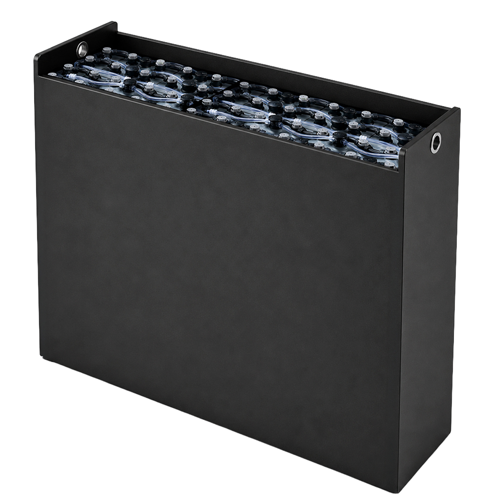 Gabelstaplerbatterie 24V 4PZS 460Ah (DIN-A) – technische Zeichnung mit Abmessungen