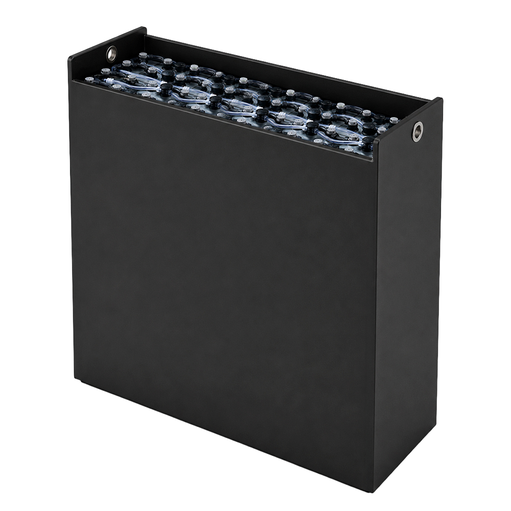 Gabelstaplerbatterie 24V 3PZS 375Ah (DIN-B) – technische Zeichnung mit Abmessungen