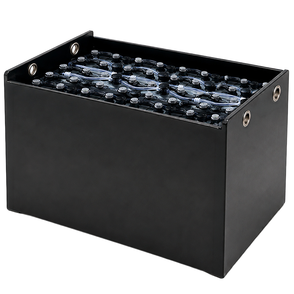 Gabelstaplerbatterie 80V 4PZS 620Ah (DIN-A) – technische Zeichnung mit Abmessungen