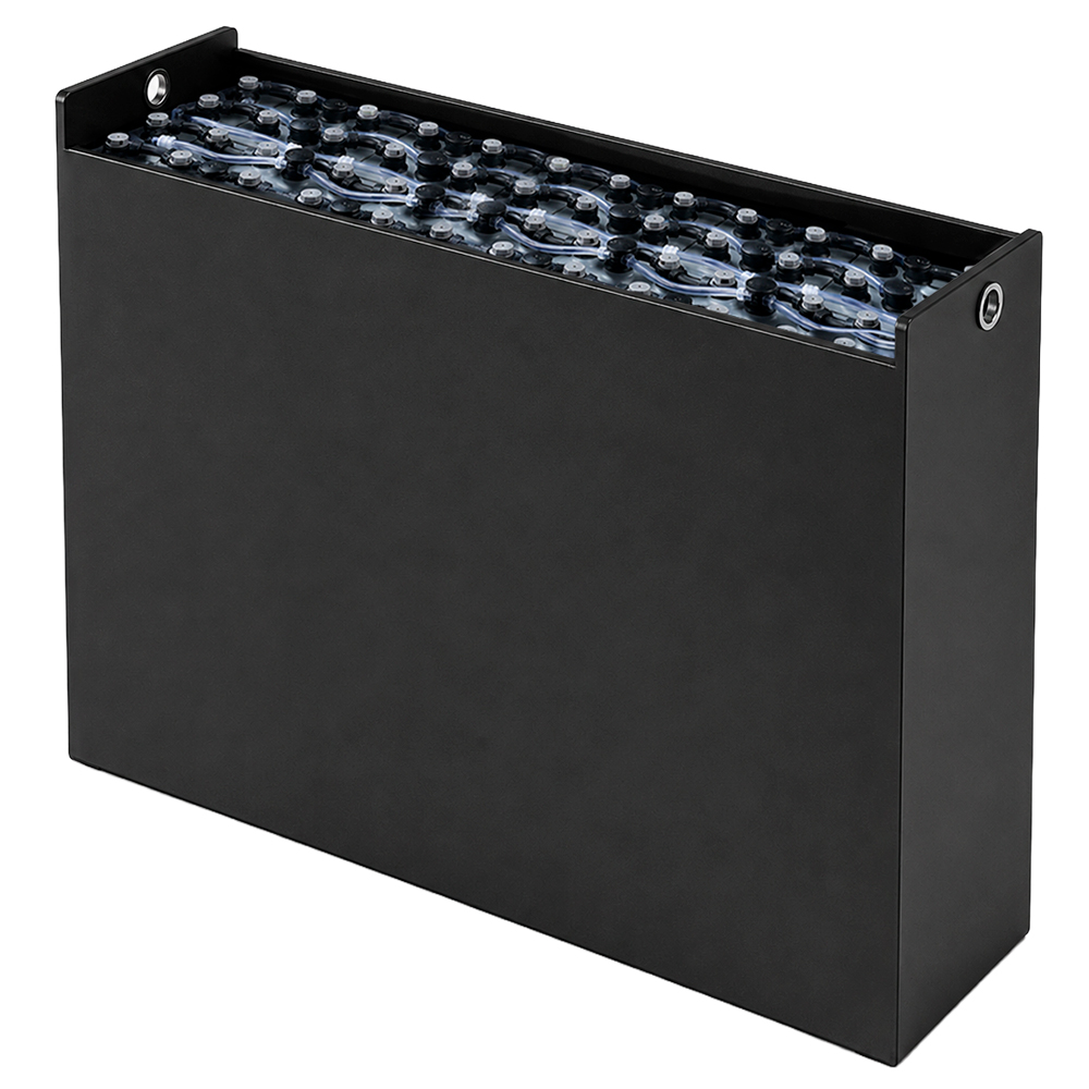 Gabelstaplerbatterie 24V 3PZS 375Ah (DIN-A) – technische Zeichnung mit Abmessungen