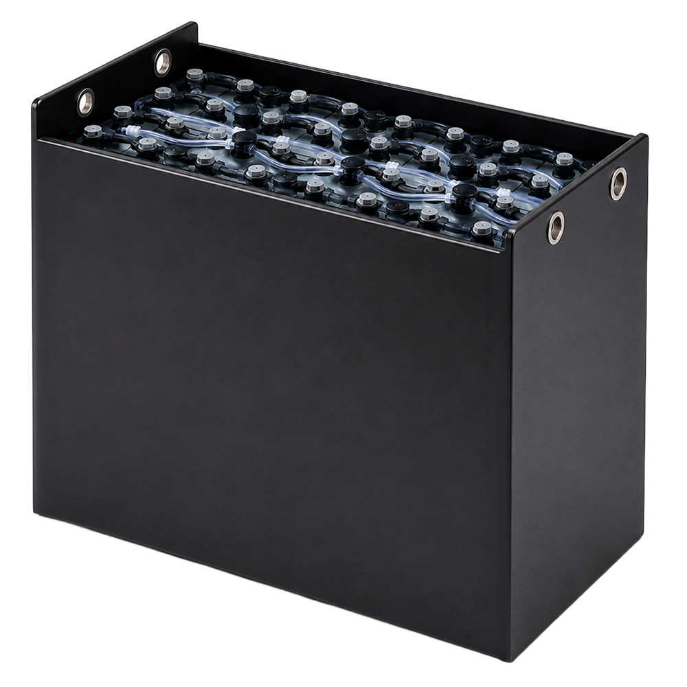 Gabelstaplerbatterie 48V 4PZS 620Ah (DIN-A) – technische Zeichnung mit Abmessungen
