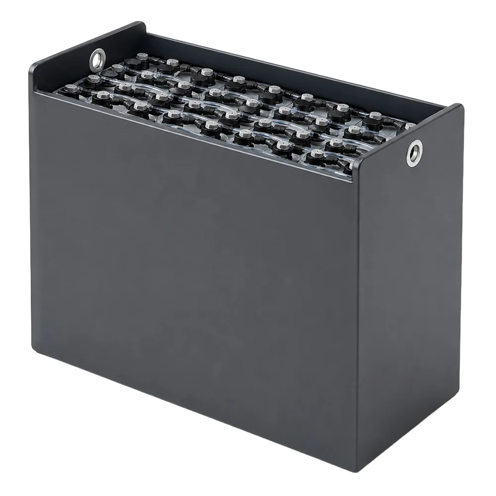 Gabelstaplerbatterie 24V 3PZS 240Ah (DIN-B) – Art.-Nr. LZ24V-3PZS-240-DINB – Maßzeichnung (L×B×H in mm)