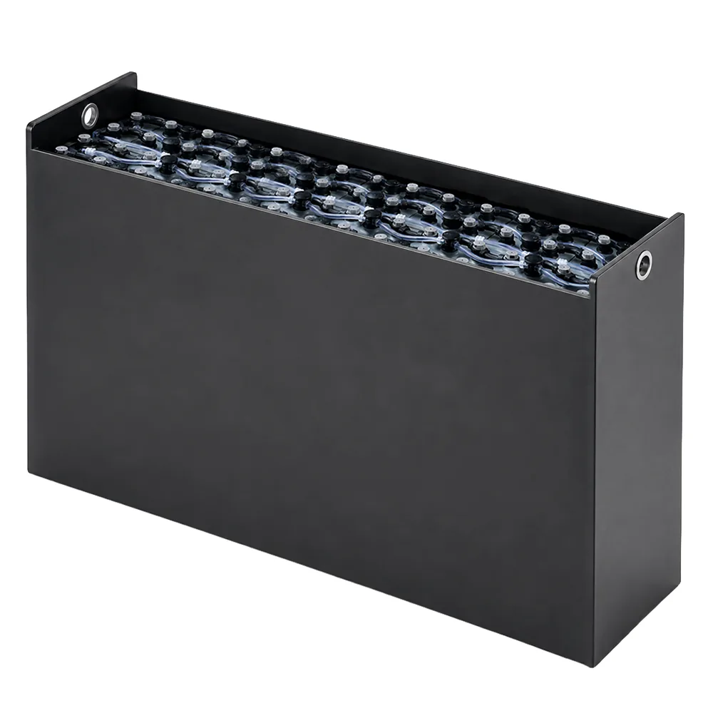 Gabelstaplerbatterie 24V 3PZS 270Ah (DIN-A) – 827×216×537 mm Gabelstaplerbatterie 24V 3PZS 270Ah (DIN-A) – Produktansicht – Art.-Nr. LZ24V-3PZS-270-DINA