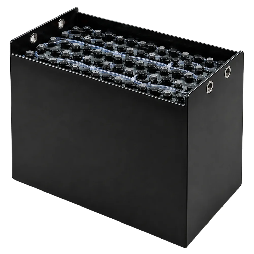 Gabelstaplerbatterie 24V 8PZS 1000Ah (DIN-A) – Art.-Nr. LZ24V-8PZS-1000-DINA – Maßzeichnung (L×B×H in mm)