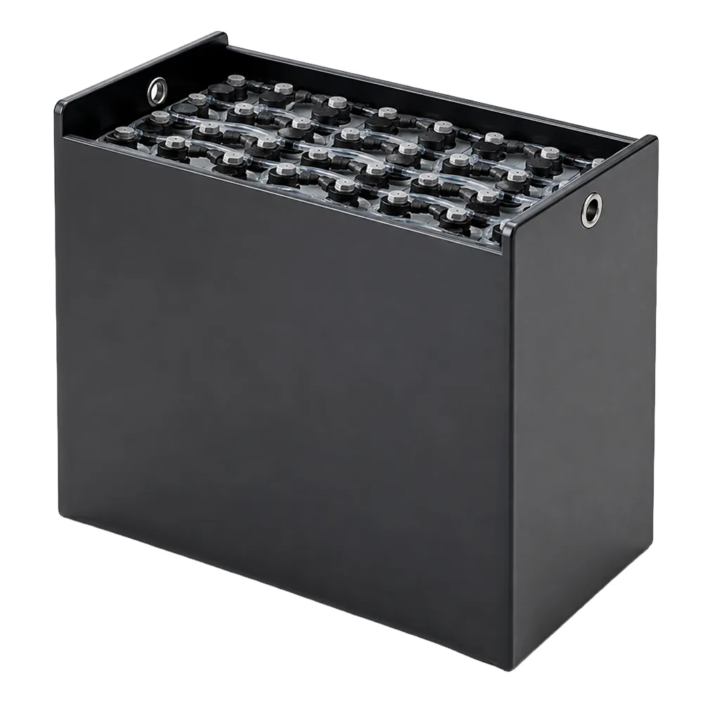 Gabelstaplerbatterie 24V 3PZS 270Ah (DIN-B) – 621×281×537 mm Gabelstaplerbatterie 24V 3PZS 270Ah (DIN-B) – Produktansicht – Art.-Nr. LZ24V-3PZS-270-DINB