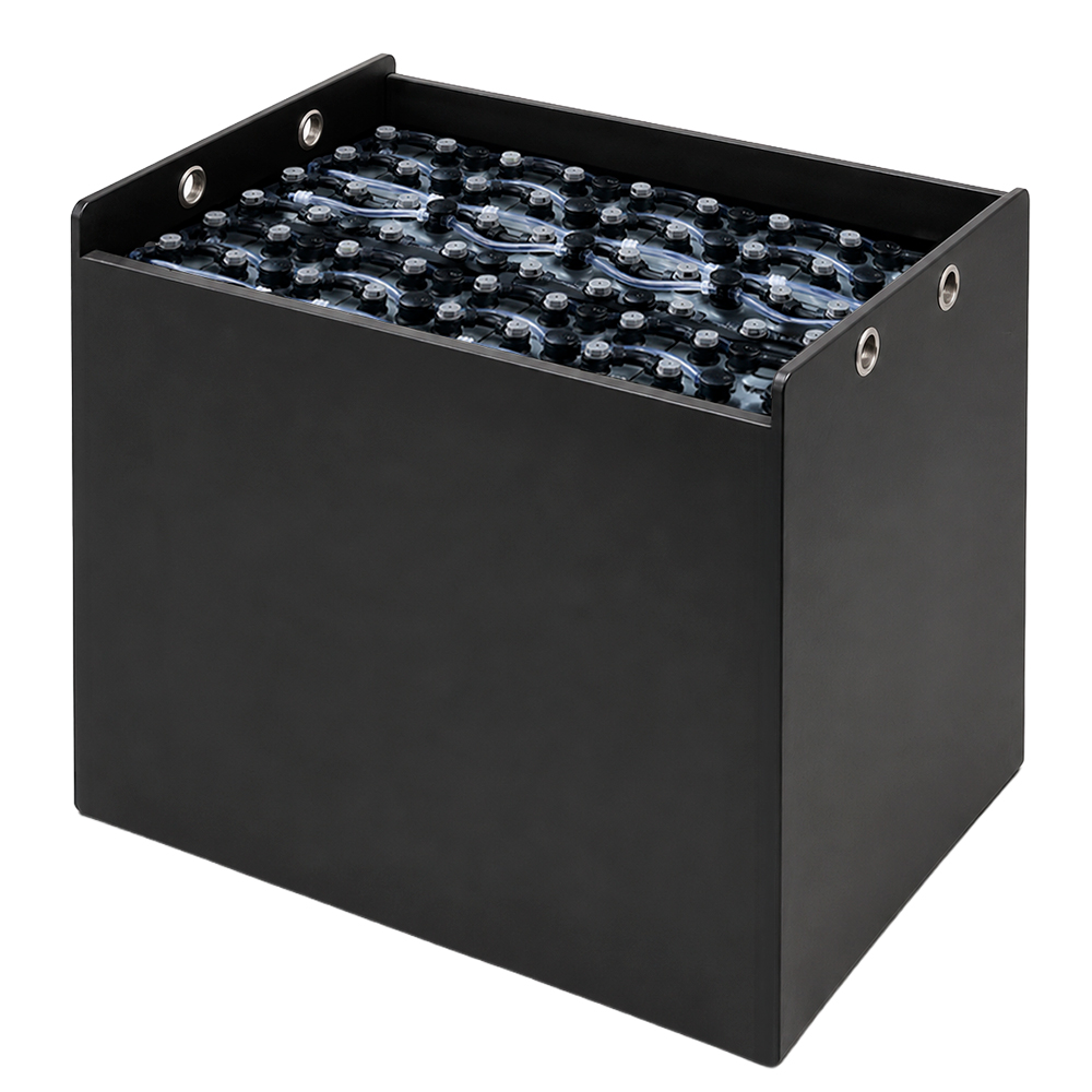 Gabelstaplerbatterie 48V 4PZS 560Ah (DIN-A) – technische Zeichnung mit Abmessungen