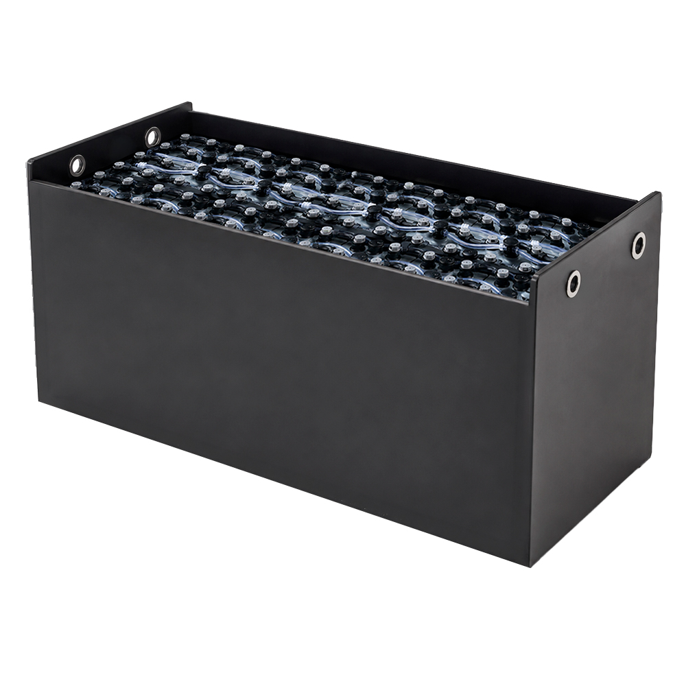 Gabelstaplerbatterie 48V 5PZS 575Ah (DIN-B) – technische Zeichnung mit Abmessungen