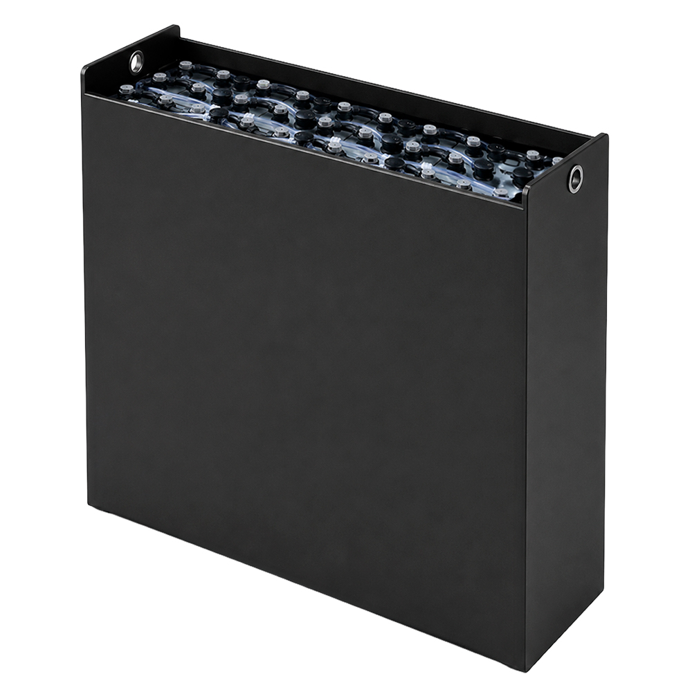 Gabelstaplerbatterie 24V 2PZB 150Ah – technische Zeichnung mit Abmessungen
