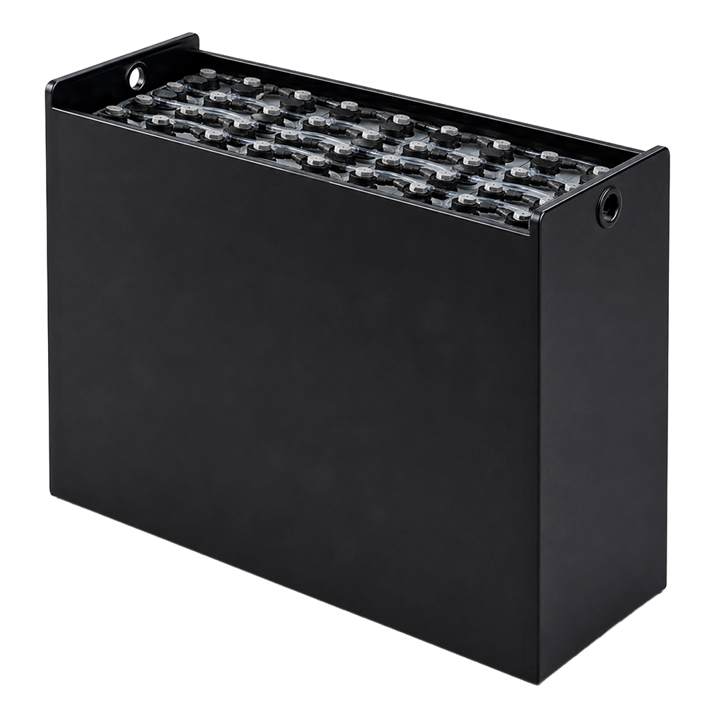Gabelstaplerbatterie 24V 3PZB 225Ah – technische Zeichnung mit Abmessungen