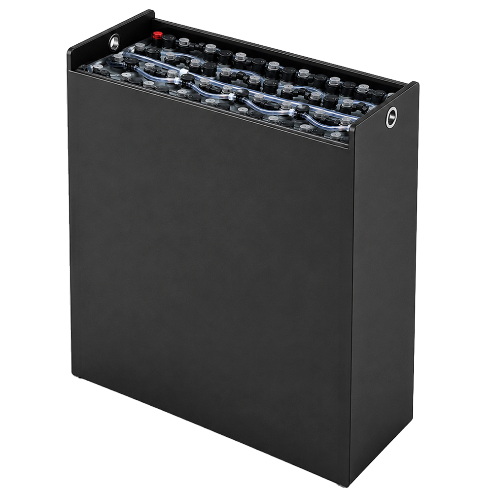 Gabelstaplerbatterie 24V 3PZS 345Ah (DIN-B) – technische Zeichnung mit Abmessungen