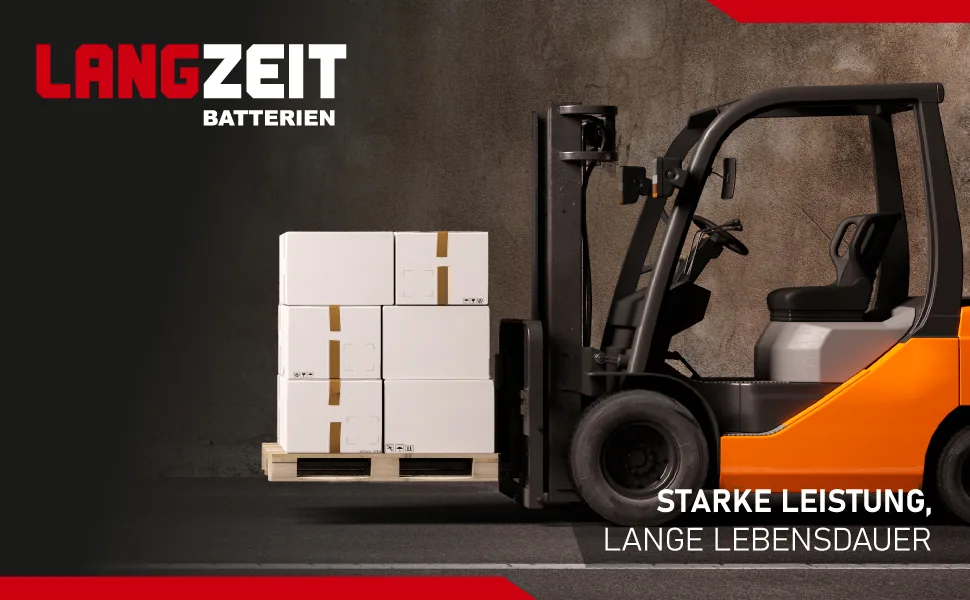 LANGZEIT Gabelstaplerbatterien für den gewerblichen Einsatz LANGZEIT Gabelstaplerbatterien für den gewerblichen Einsatz