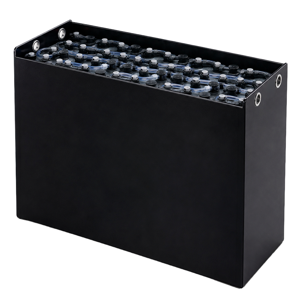 Gabelstaplerbatterie 24V 7PZS 875Ah (DIN-A) – technische Zeichnung mit Abmessungen