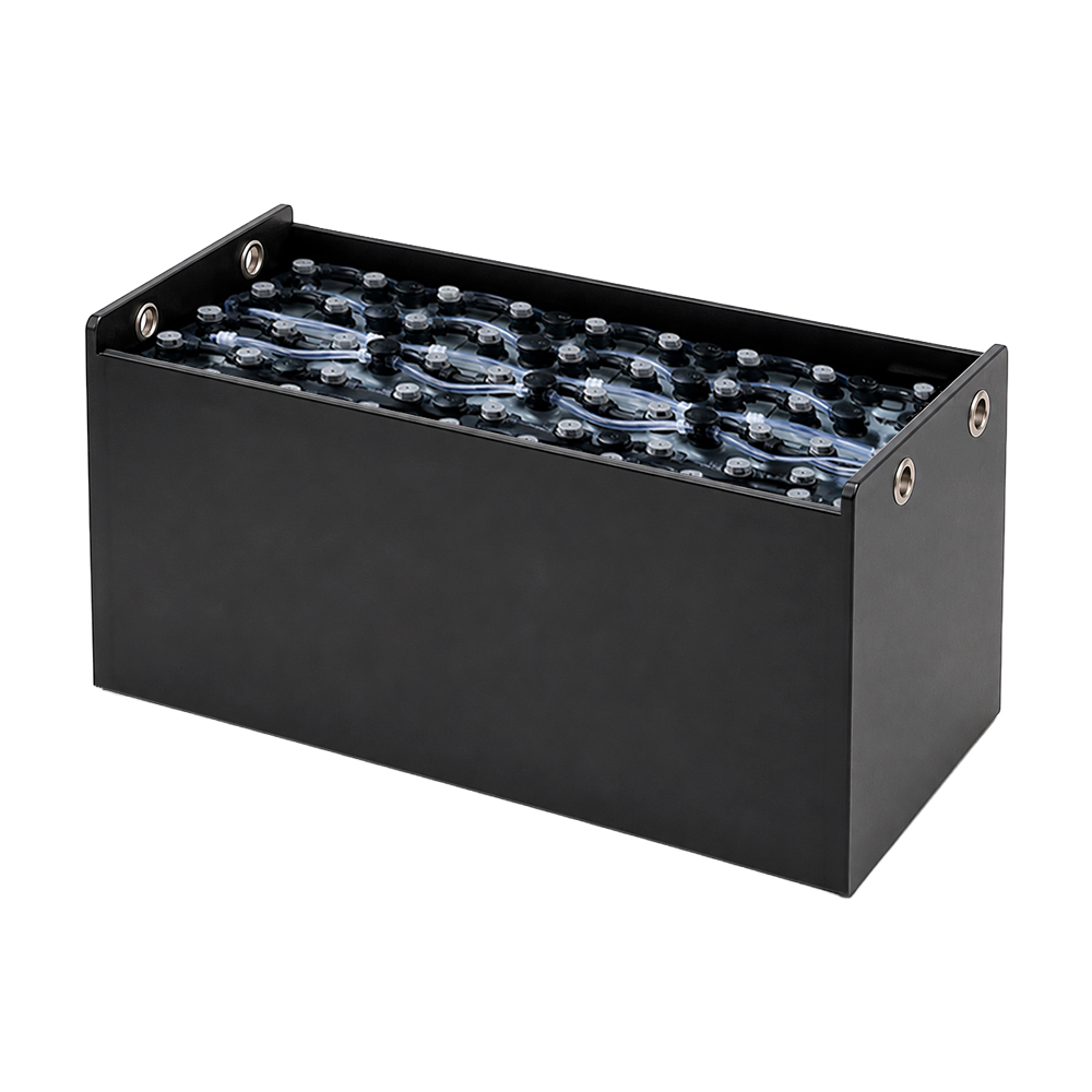 Gabelstaplerbatterie 48V 6PZS 480Ah (DIN-B) – technische Zeichnung mit Abmessungen