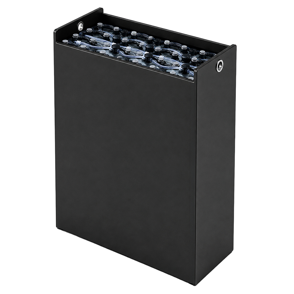 Gabelstaplerbatterie 24V 2PZS 250Ah (DIN-B) – technische Zeichnung mit Abmessungen