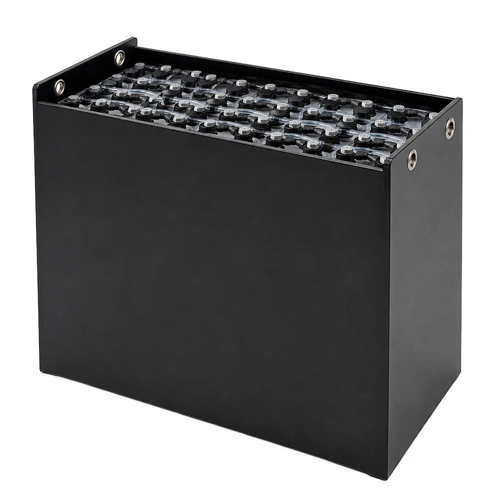 Gabelstaplerbatterie 48V 6PZS 840Ah (DIN-B) – Produktansicht – Art.-Nr. LZ48V-6PZS-840-DINB