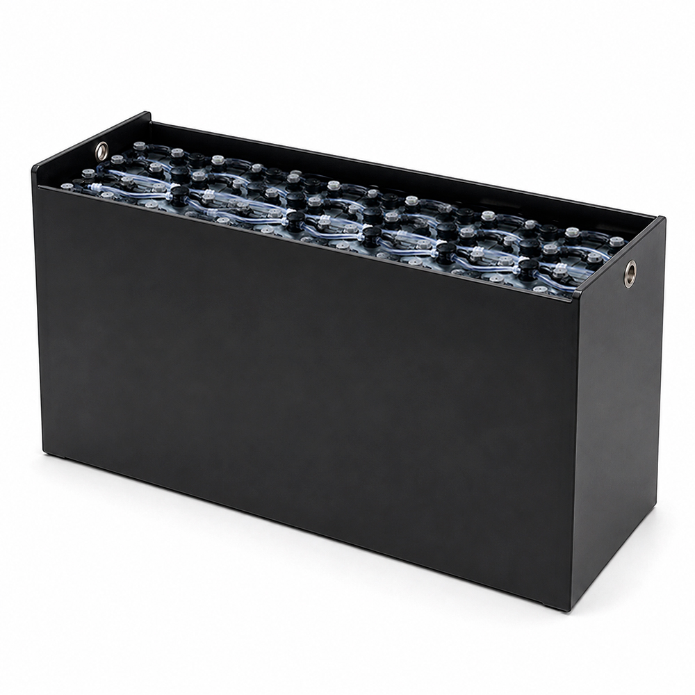 Gabelstaplerbatterie 48V 6PZS 840Ah (DIN-C) – technische Zeichnung mit Abmessungen