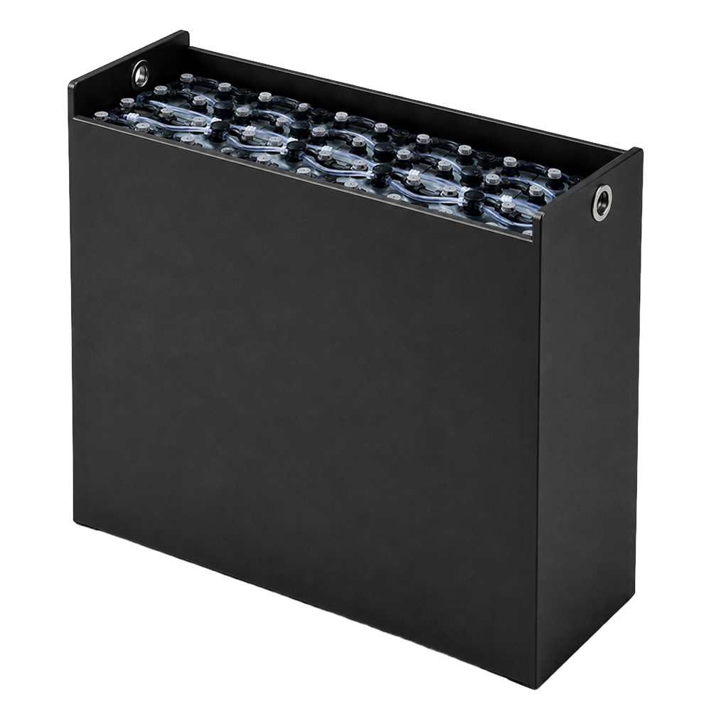 Gabelstaplerbatterie 24V 2PZS 230Ah (DIN-B) – technische Zeichnung mit Abmessungen