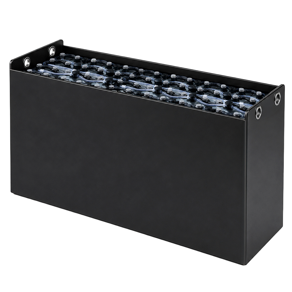 Gabelstaplerbatterie 24V 3PZS 180Ah – technische Zeichnung mit Abmessungen
