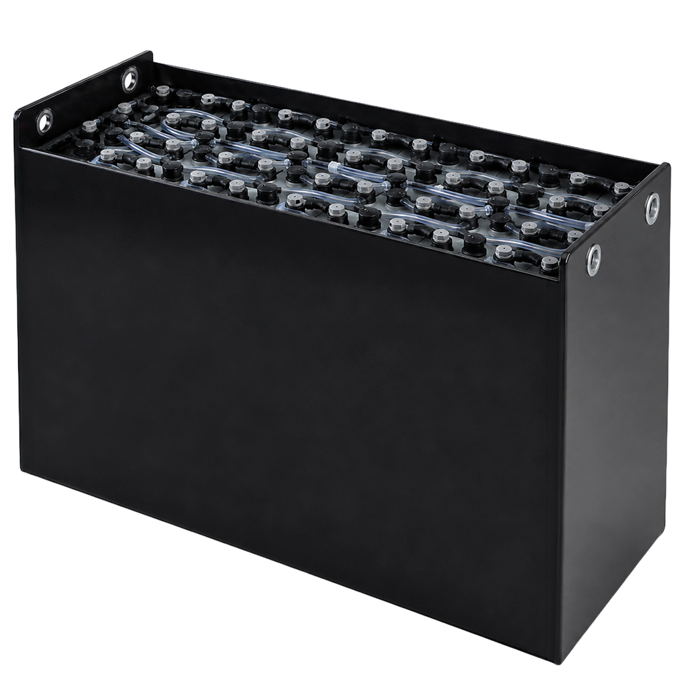 Gabelstaplerbatterie 48V 3PZS 420Ah (DIN-B) – technische Zeichnung mit Abmessungen