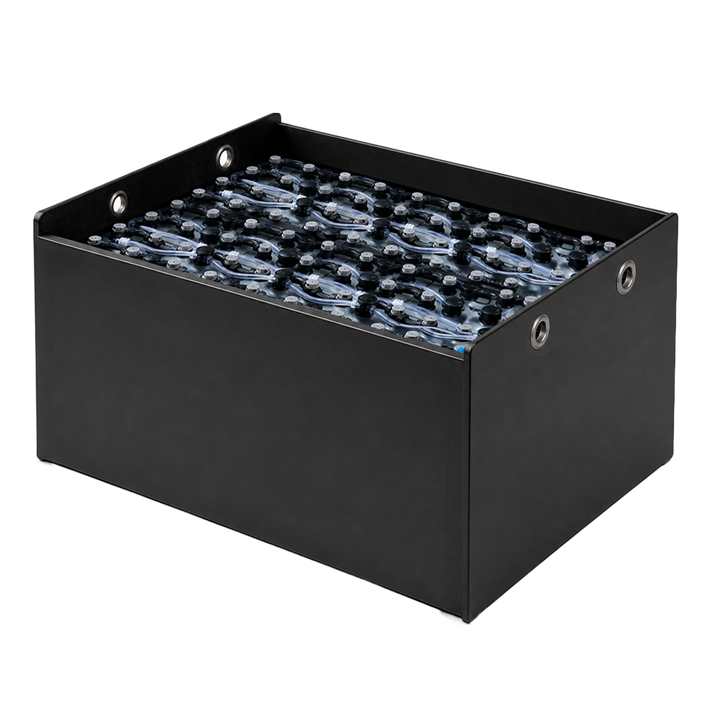 Gabelstaplerbatterie 80V 3PZS 180Ah – technische Zeichnung mit Abmessungen