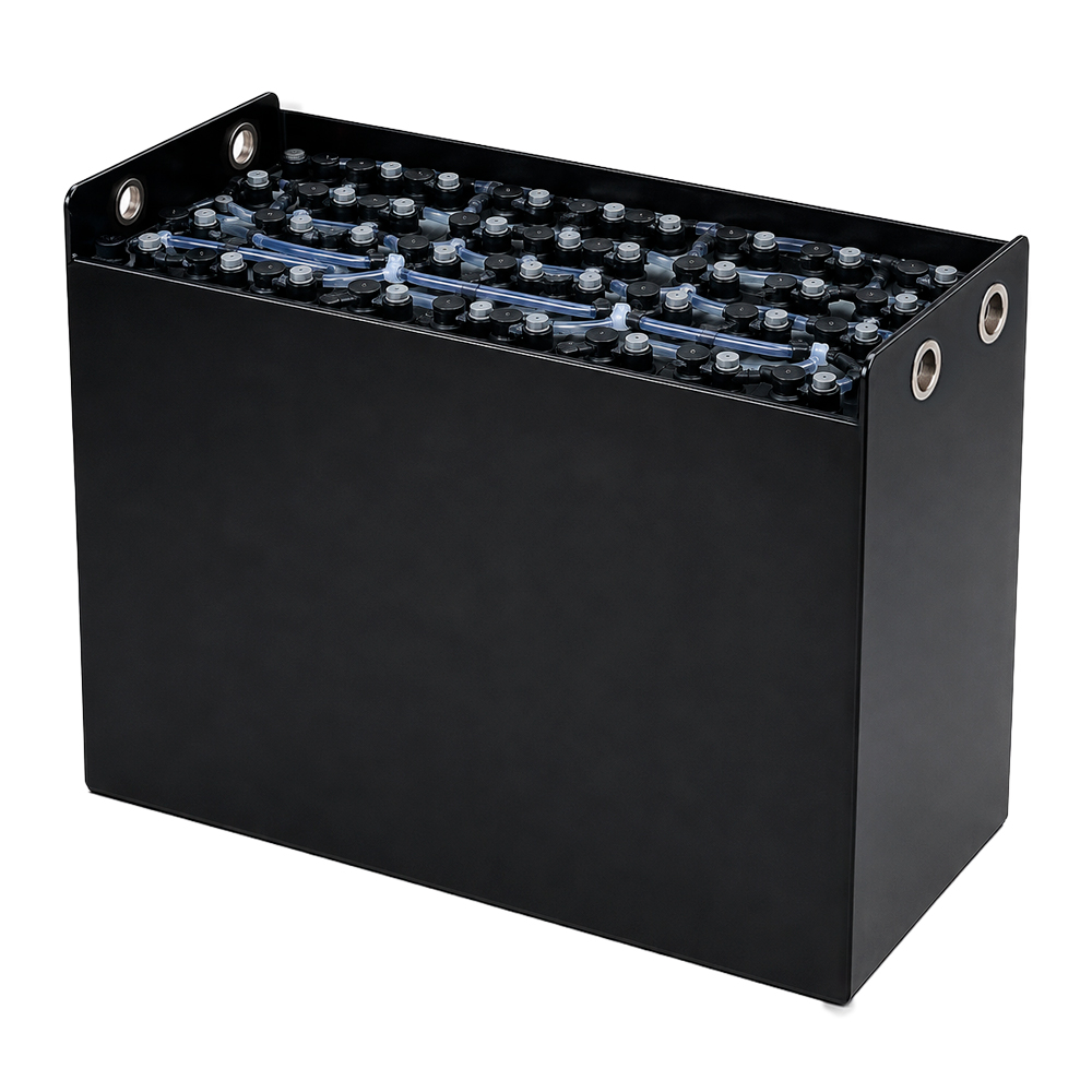 Gabelstaplerbatterie 24V 6PZS 840Ah (DIN-A) – technische Zeichnung mit Abmessungen