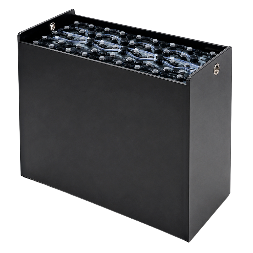 Gabelstaplerbatterie 48V 6PZS 930Ah (DIN-B) – technische Zeichnung mit Abmessungen