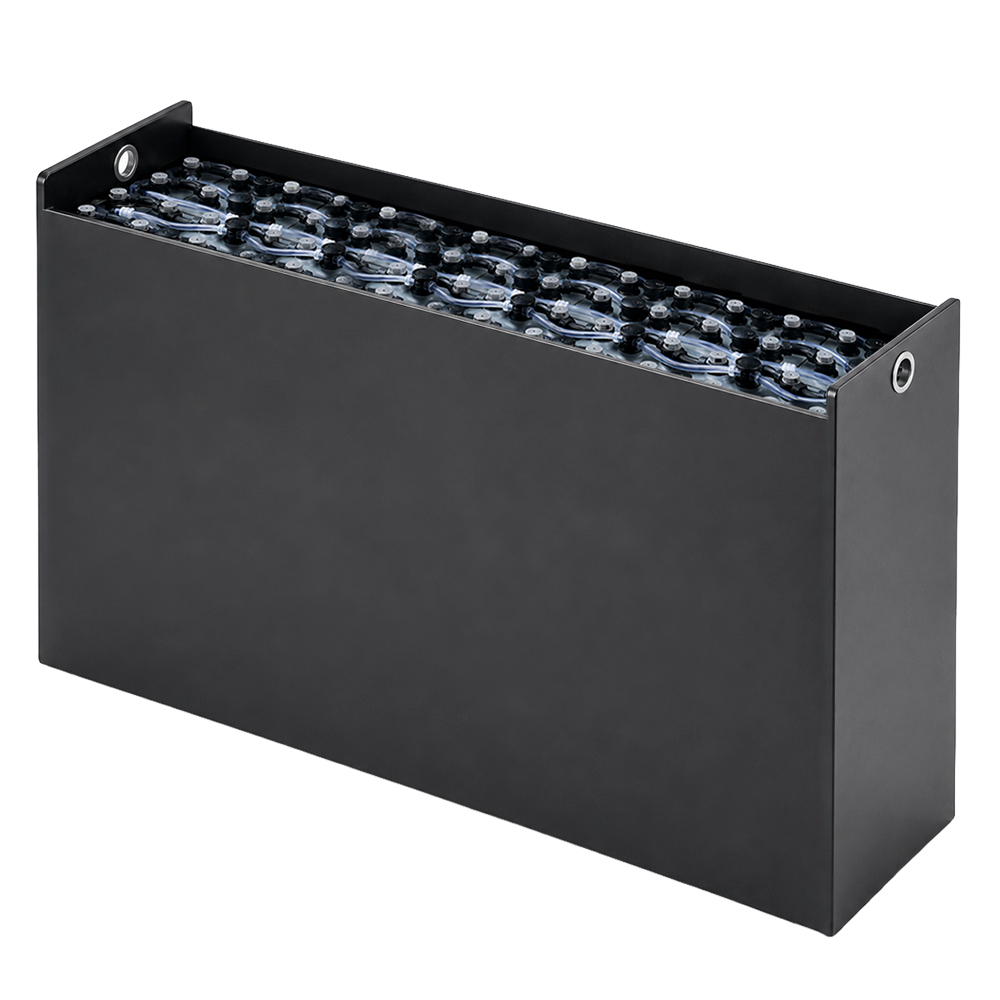 Gabelstaplerbatterie 24V 3PZS 270Ah (DIN-A) – technische Zeichnung mit Abmessungen