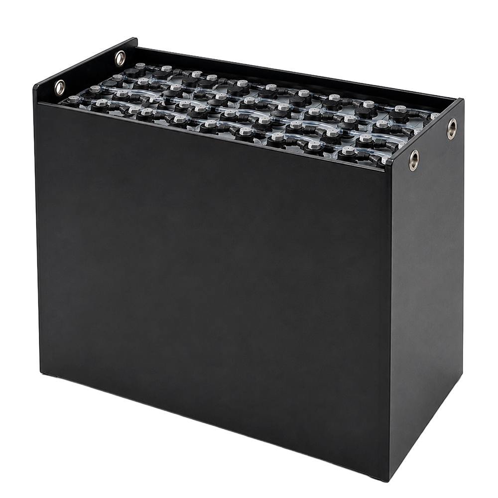 Gabelstaplerbatterie 48V 6PZS 840Ah (DIN-B) – technische Zeichnung mit Abmessungen